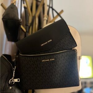Michael Kors Black and Gold 3-in-1 Bag, Clutch,  Wallet